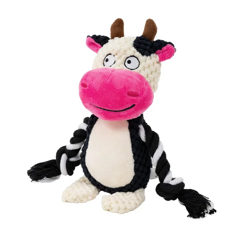 Stuffed Raw Small Joint Dog Chew Toy – Plush, Durable & Squeaky - Image 8