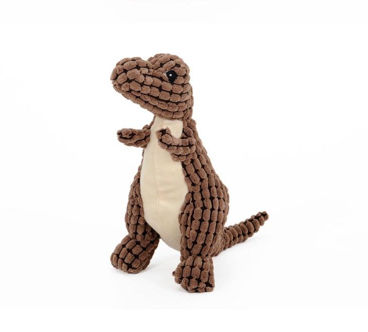 Stuffed Squeaky Dinosaur Dog Toy - Image 7