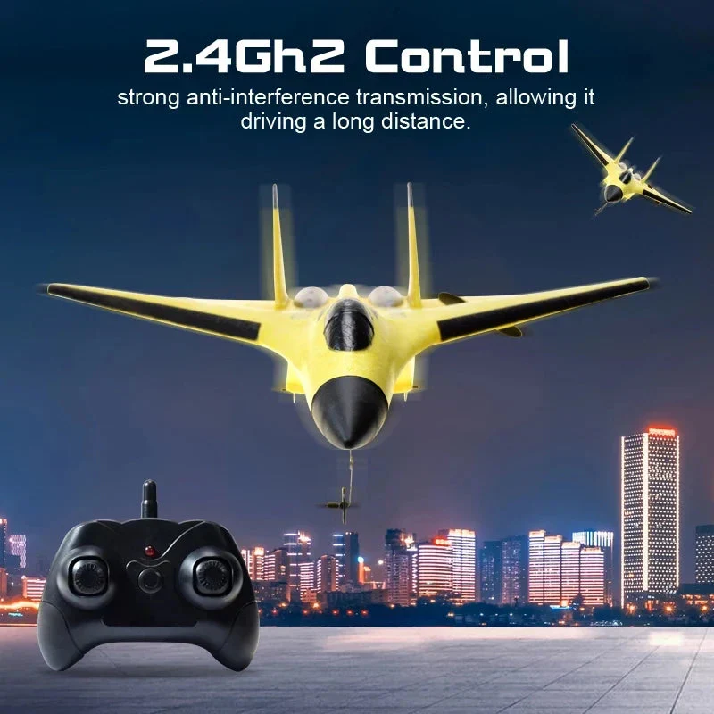 SU35 RC Plane FX620 FX820 2.4G Remote Control Flying Model Glider Airplane With LED Lights Aircraft Foam Toys For Children Gifts - Image 3
