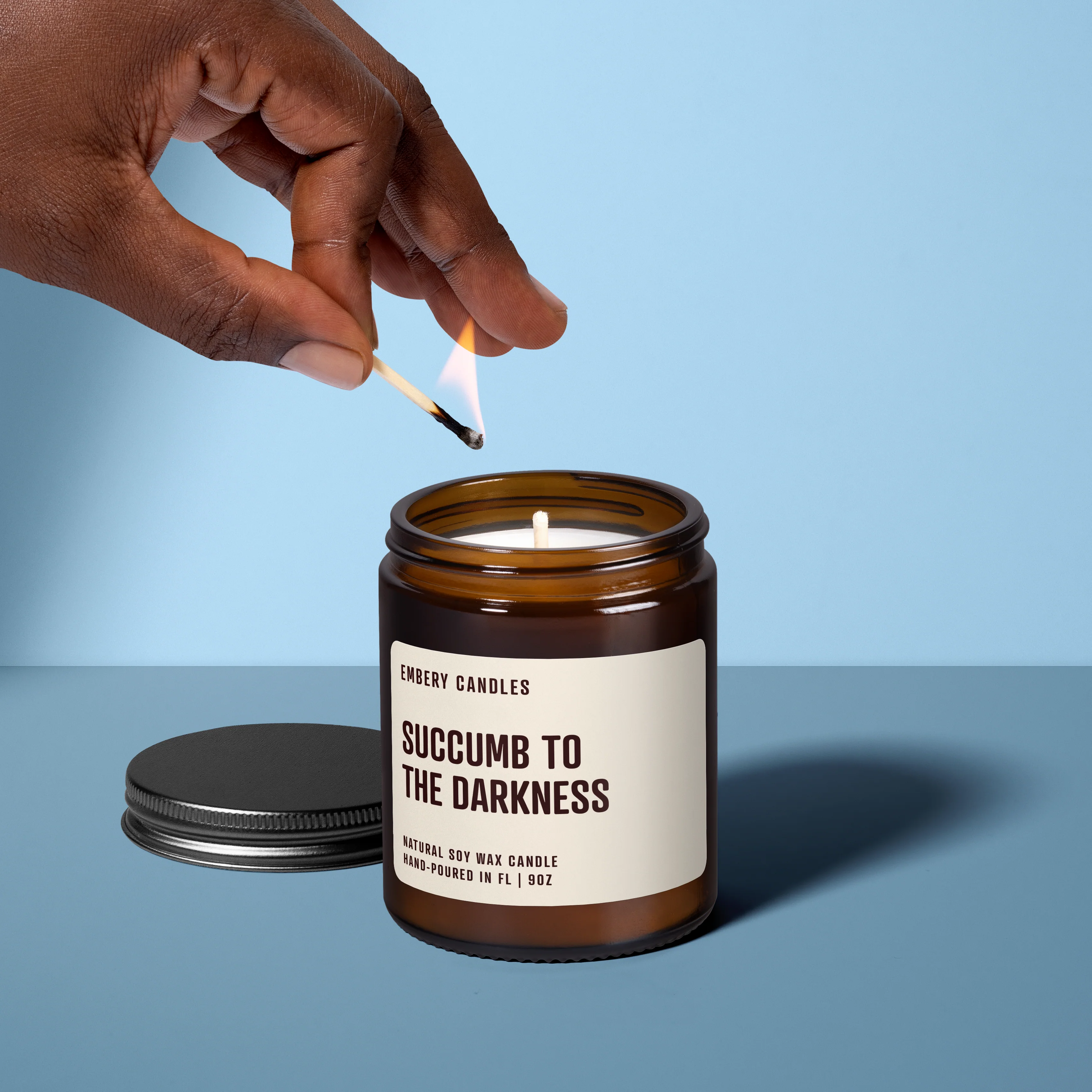 Succumb To The Darkness | Soy Wax Scented Candle - Image 2