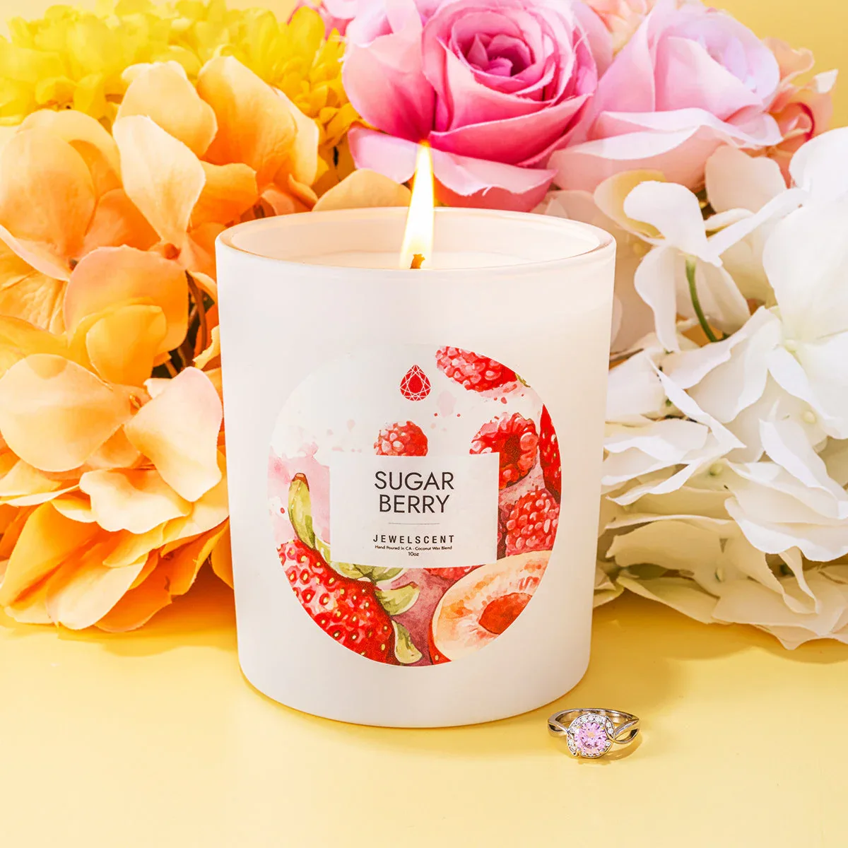 Sugar Berry 10oz Signature Jewelry  Candle - Image 2