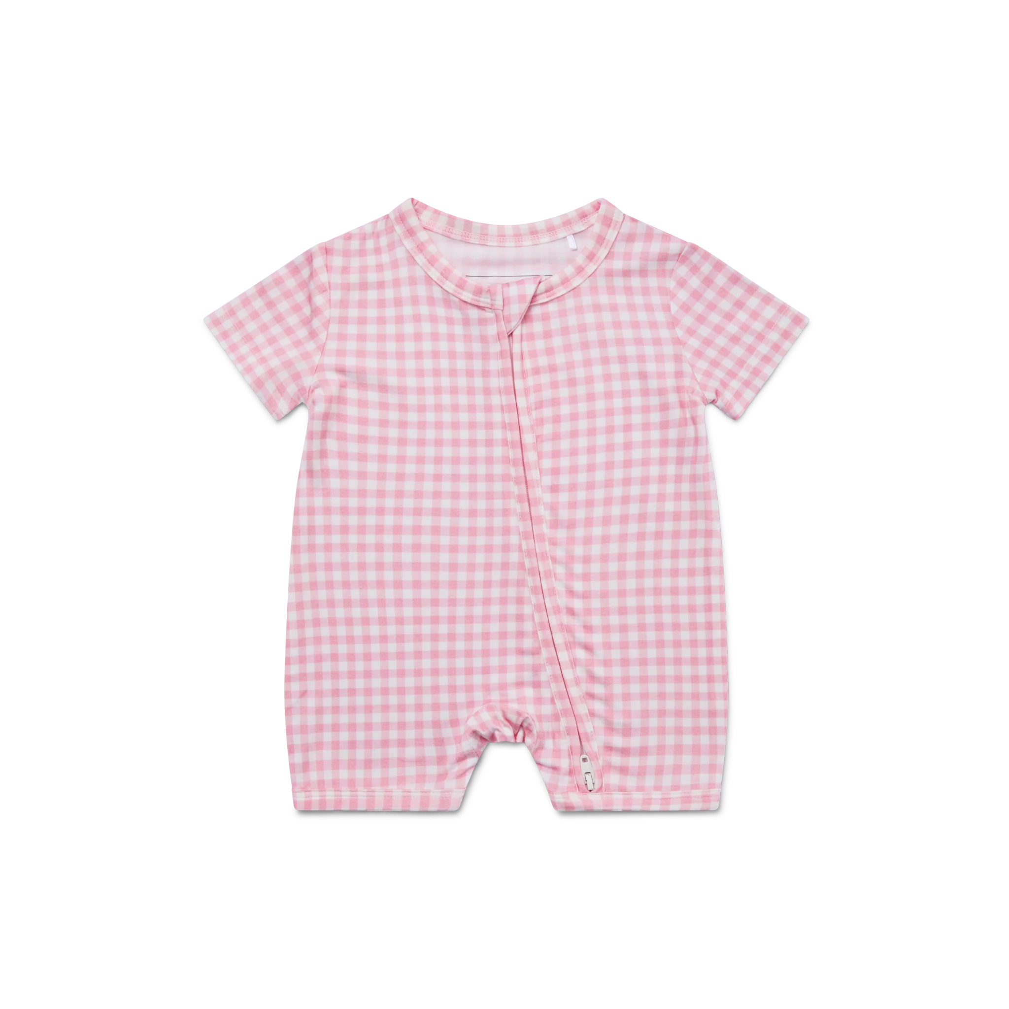 Sugar Gingham Short Sleeve & Shorts Bamboo Sleeper - Image 2