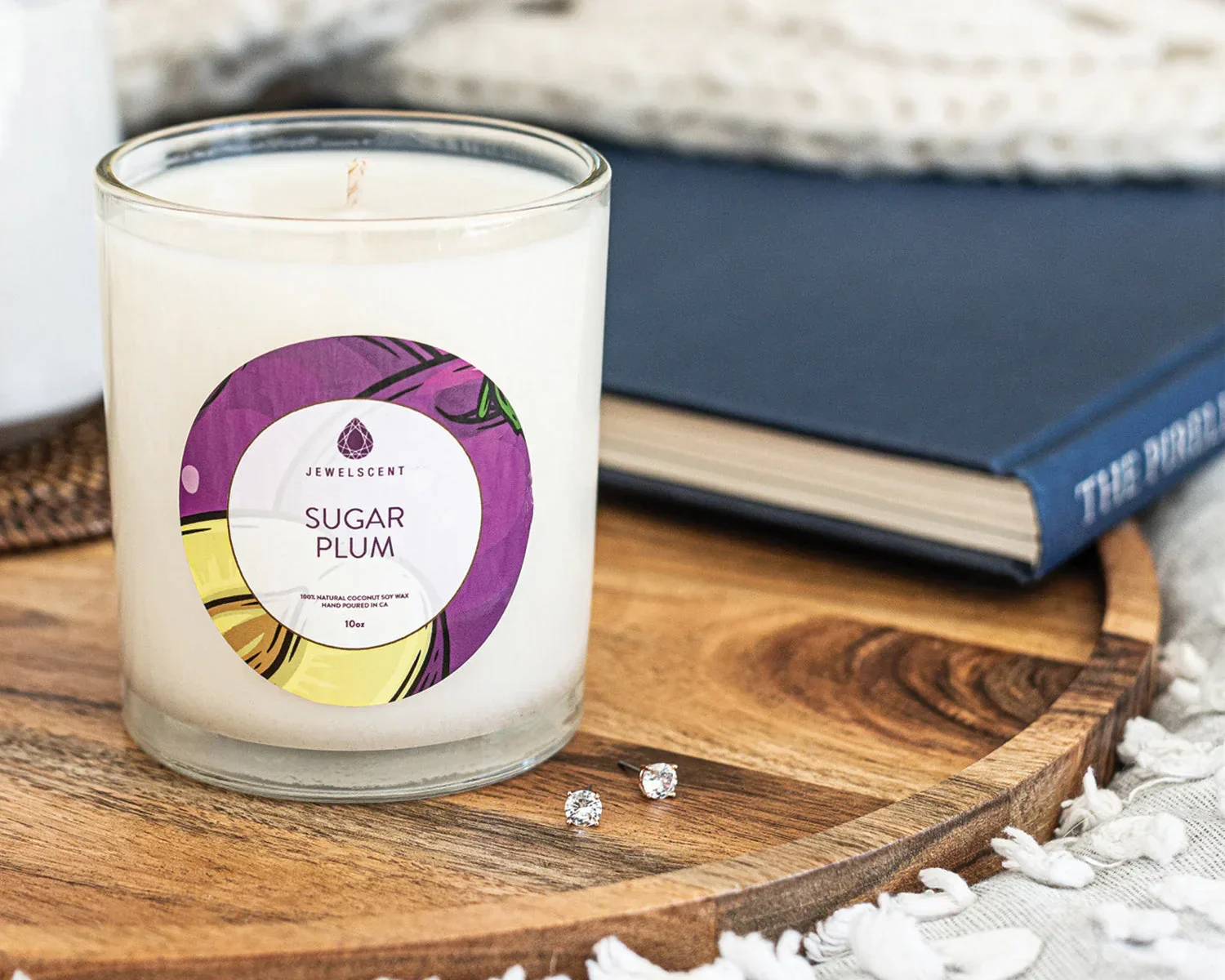 Sugar Plum 10oz Signature Jewelry Candle - Image 2