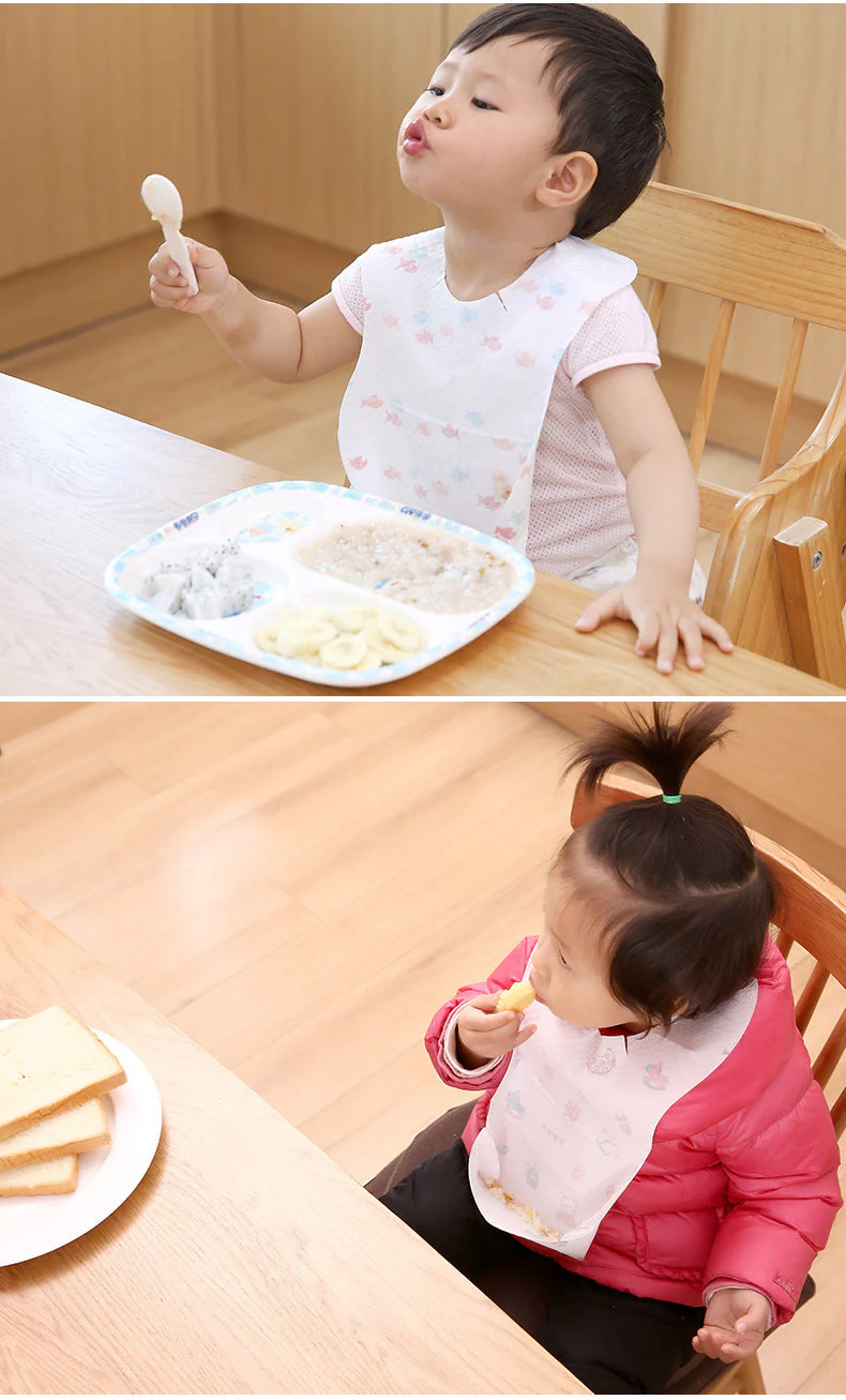 Summer baby eating bib baby - Image 4