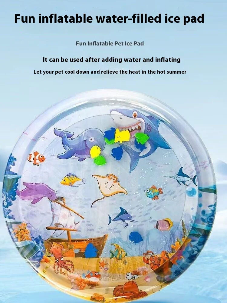 Summer Cooling Inflatable Pet Water Mat - Image 6