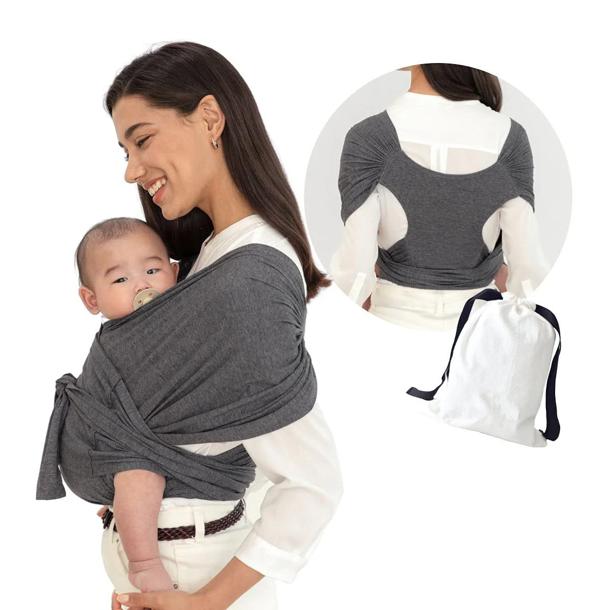 Summer Cotton Cross Simple  Baby Carrier - Image 11