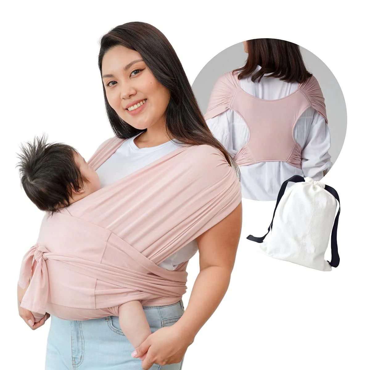Summer Cotton Cross Simple  Baby Carrier - Image 4