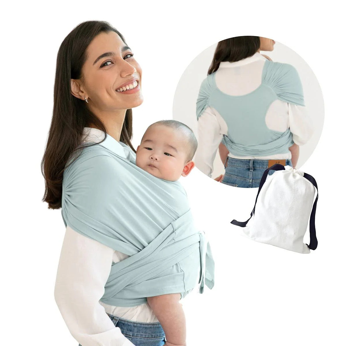 Summer Cotton Cross Simple  Baby Carrier - Image 5