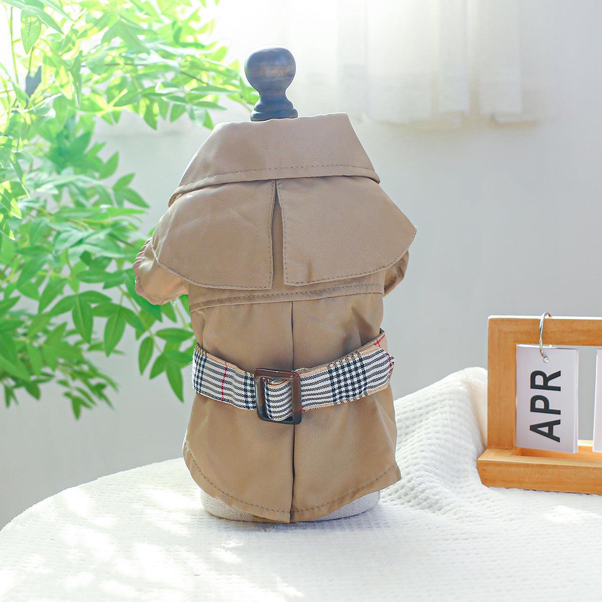 Summer Khaki Dog Coat - Image 3