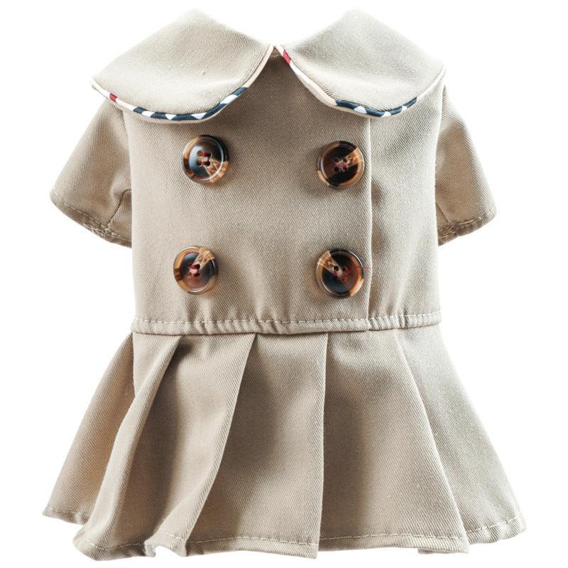 Summer Khaki Dog Coat - Image 8
