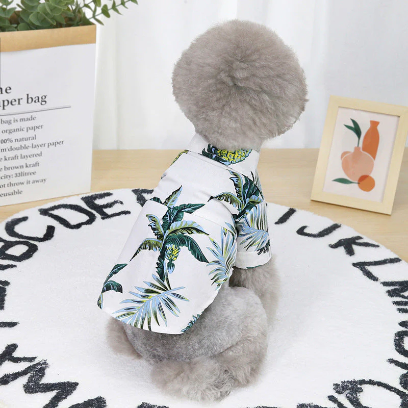 Summer Thin Dog Buttoned Shirt - Image 5