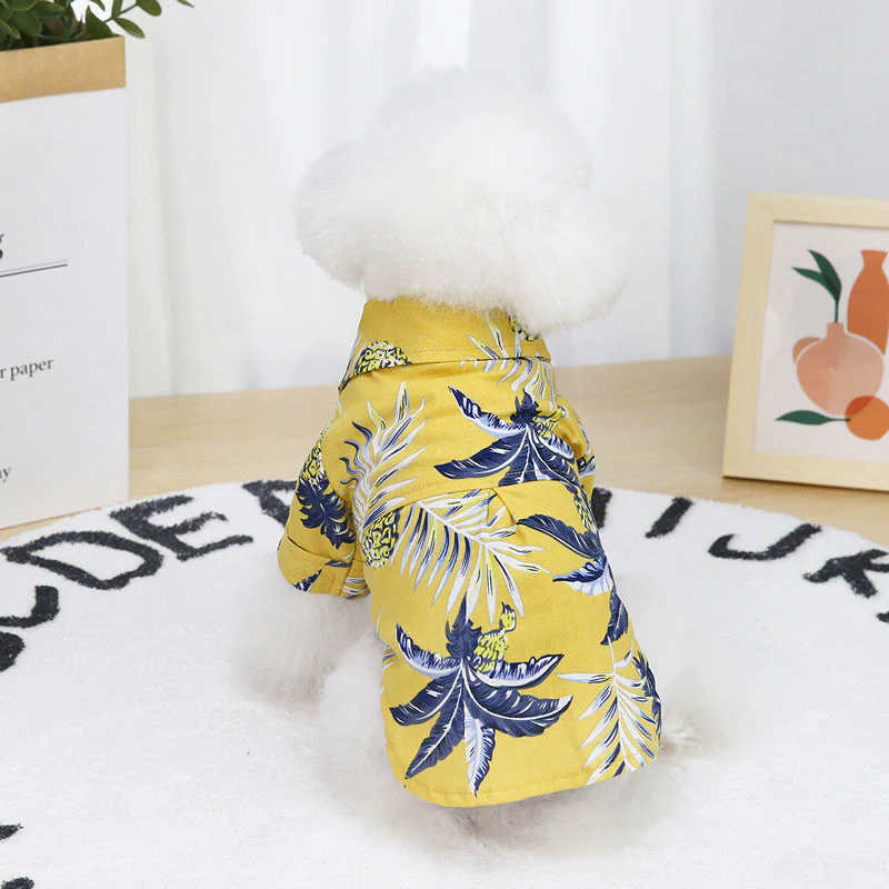 Summer Thin Dog Buttoned Shirt - Image 6