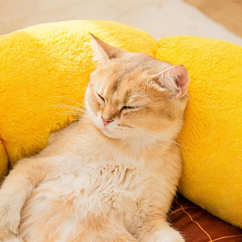 Sun Flower Shape Round Pet Bed - Image 2