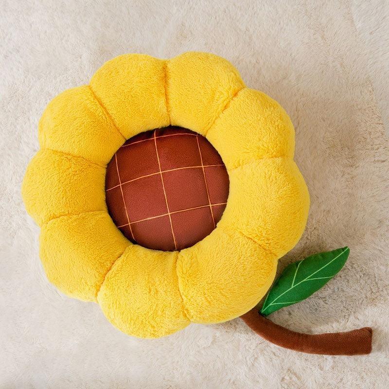 Sun Flower Shape Round Pet Bed - Image 3