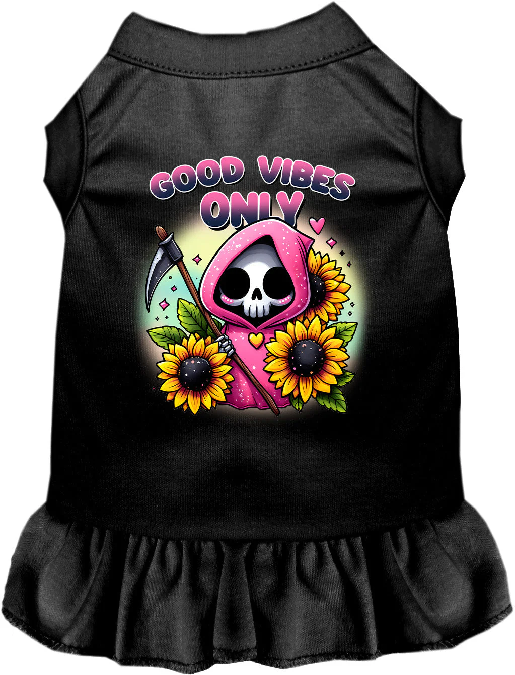 Sun Flowers and Scythes Pet Dress - Image 3