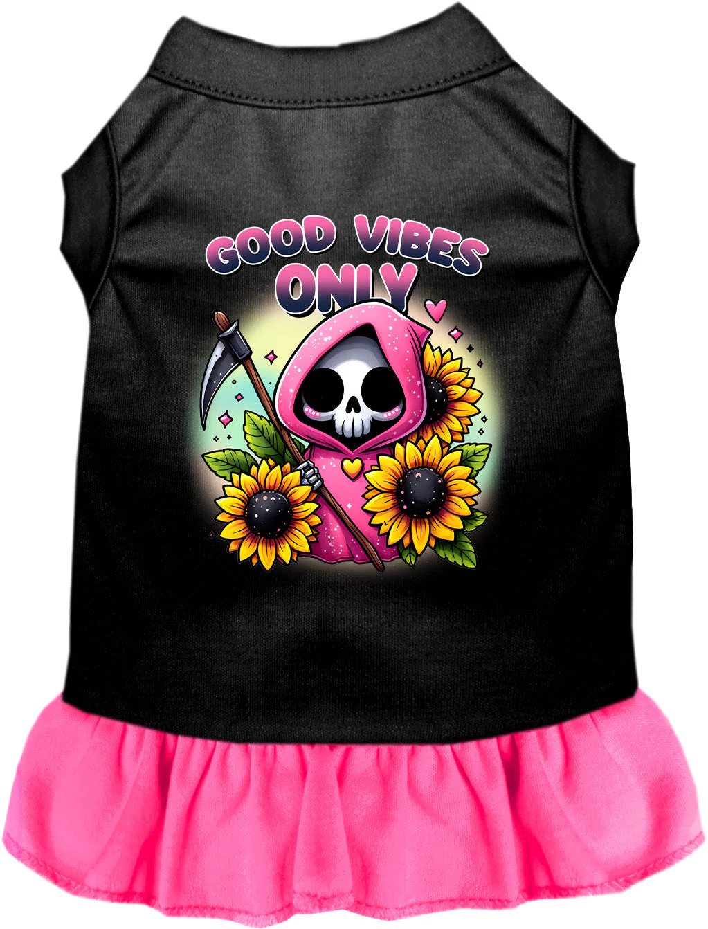 Sun Flowers and Scythes Pet Dress - Image 4