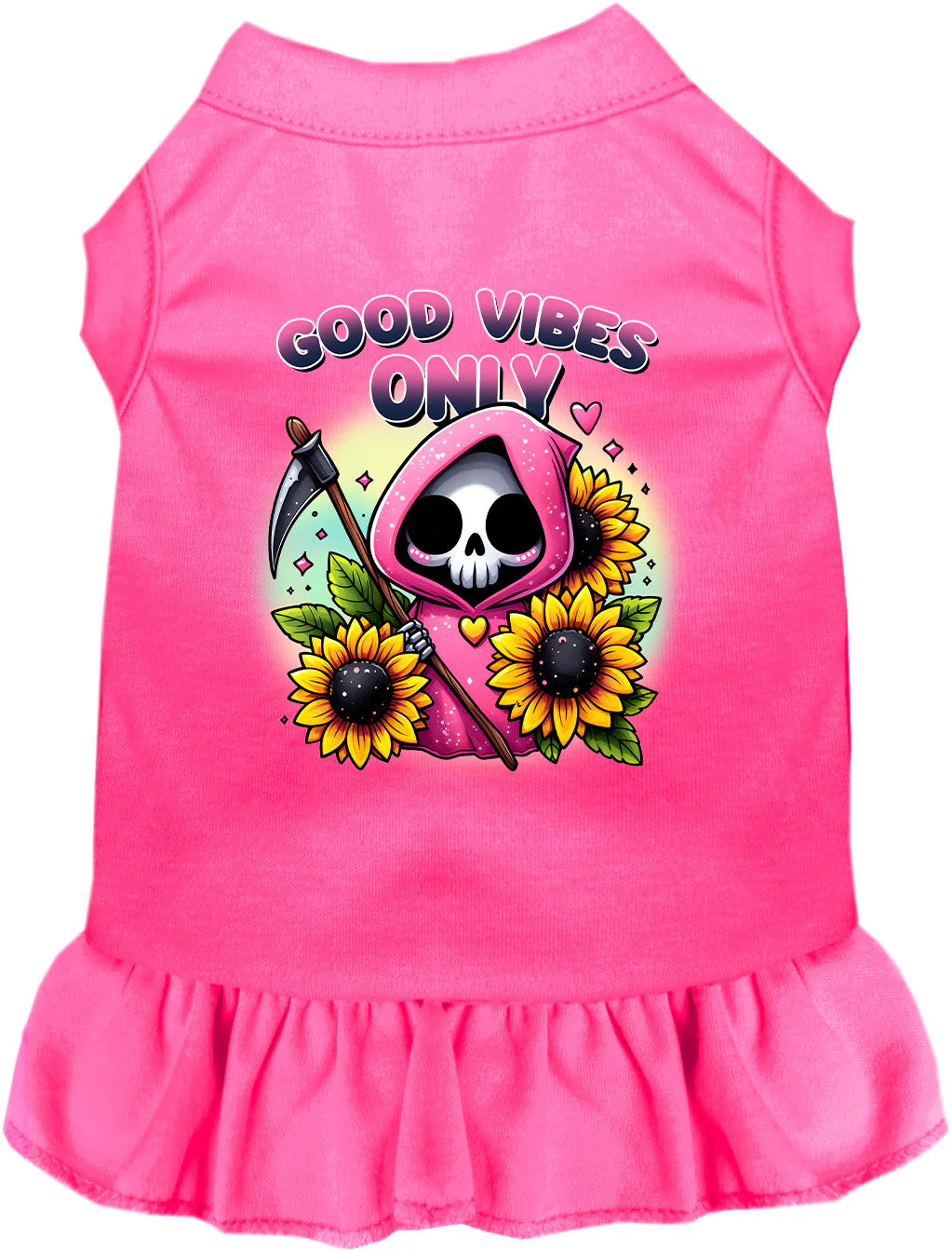 Sun Flowers and Scythes Pet Dress - Image 7