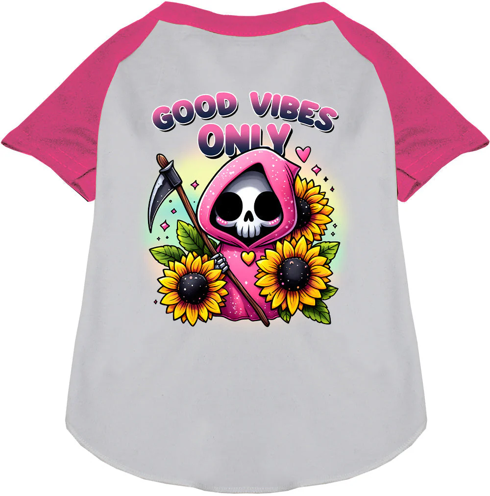 Sun Flowers and Scythes Pet Raglan Shirt - Image 4