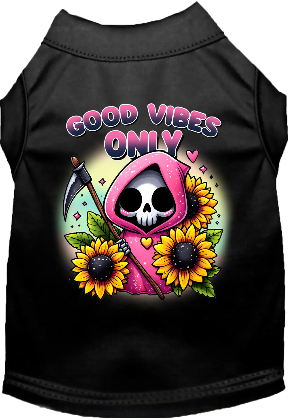 Sun Flowers and Scythes Pet Shirt - Image 3