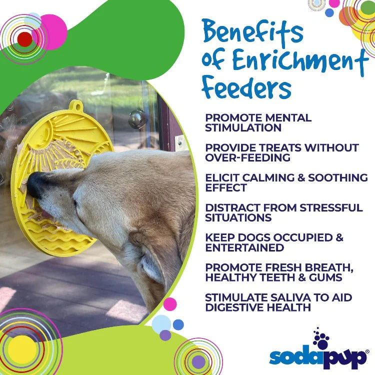 Sun n' Sea eMat - Enrichment Lick Mat For Dogs and Cats - With Suction Cups - Beach Design | USA Made - Image 4