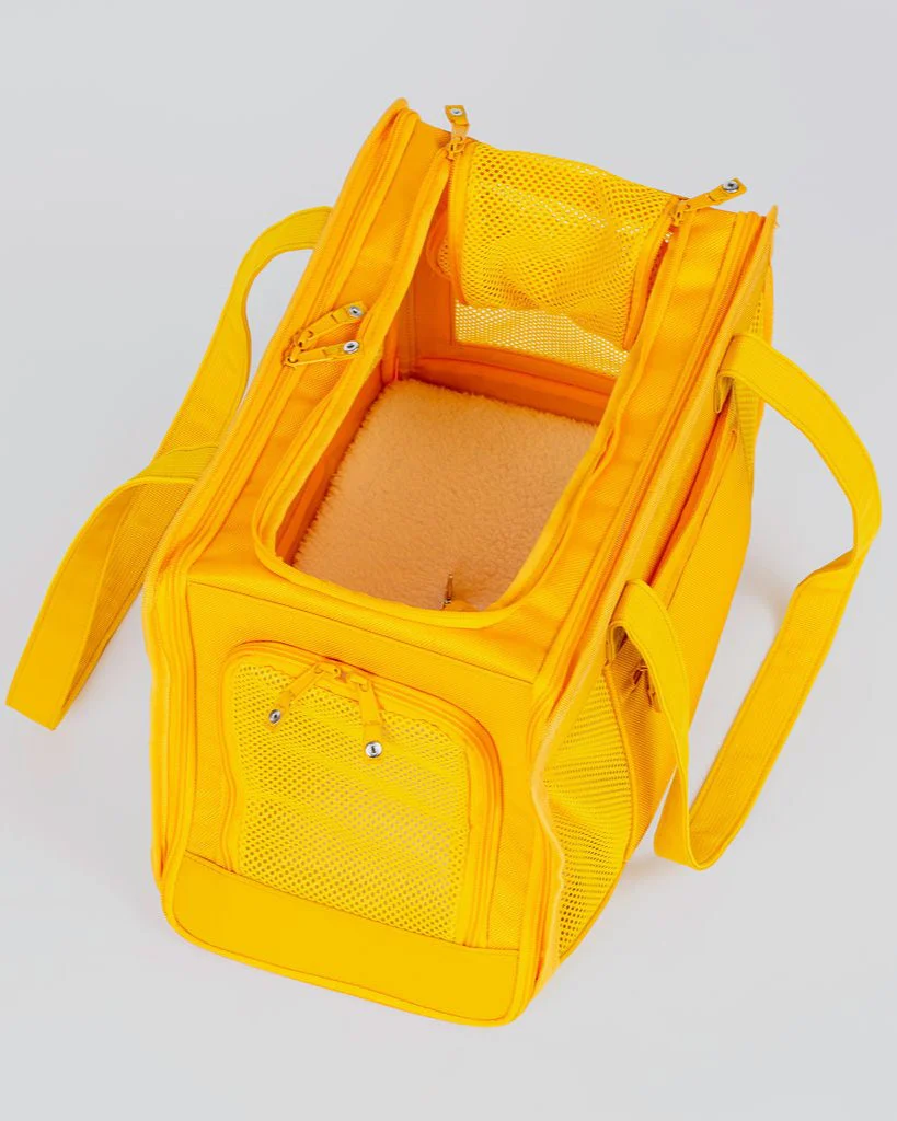 Sunburst Yellow Pet Travel carrier - Image 2
