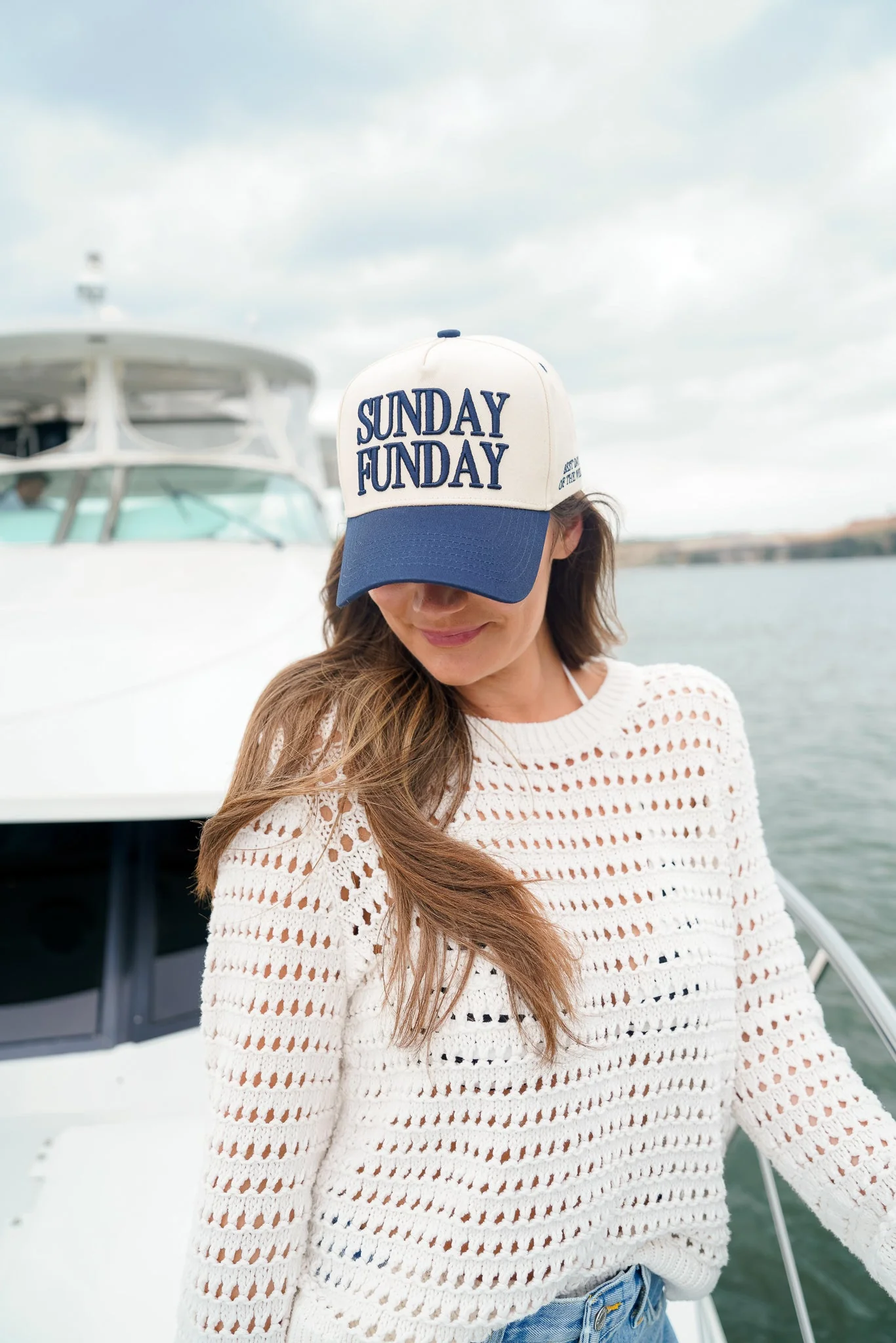 Sunday Funday - Vintage Trucker Hat - Image 4