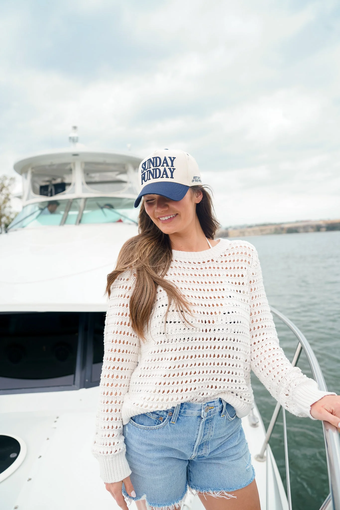 Sunday Funday - Vintage Trucker Hat - Image 8