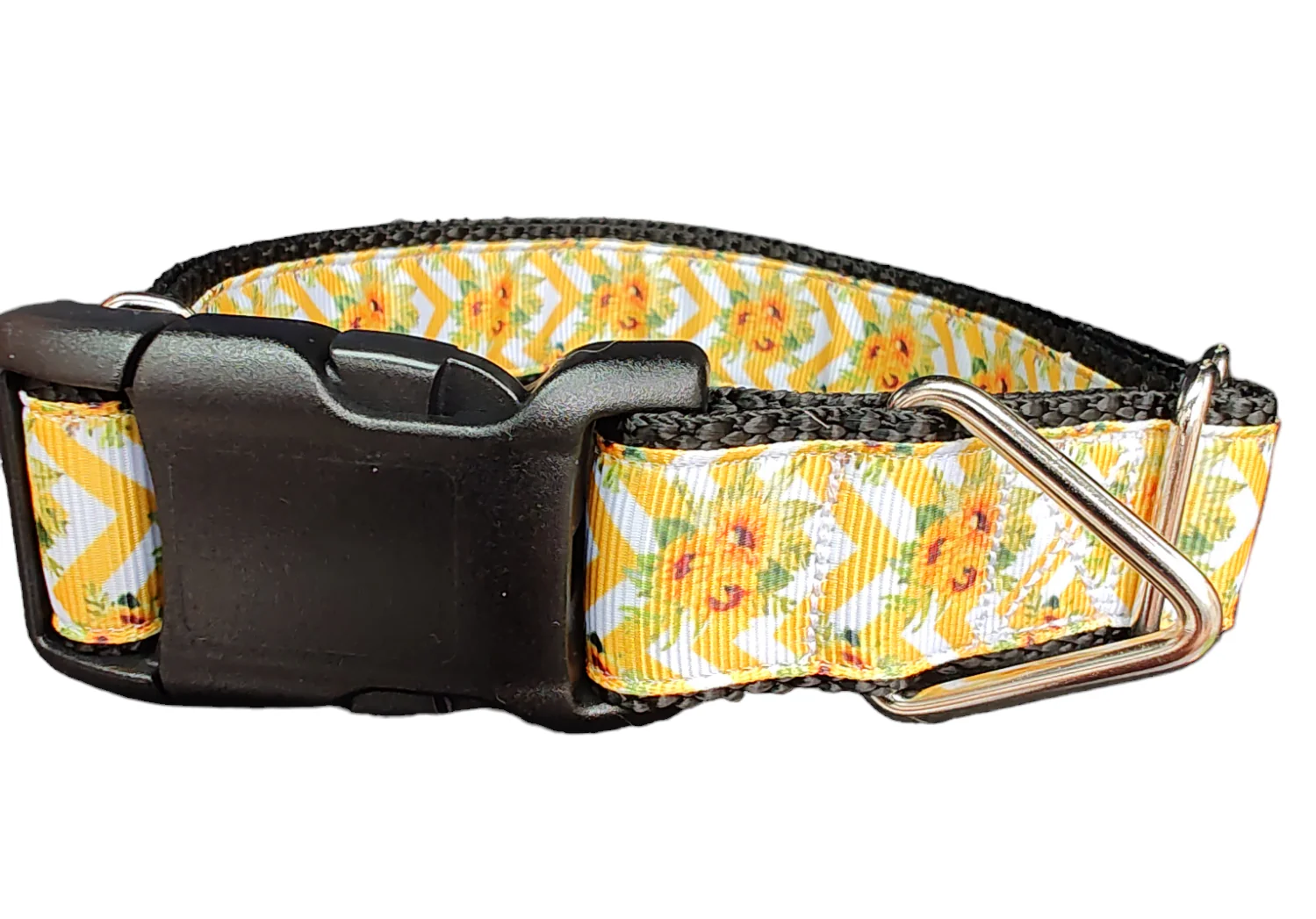 Sunflower Bouquet Nylon Dog Collar - Image 2