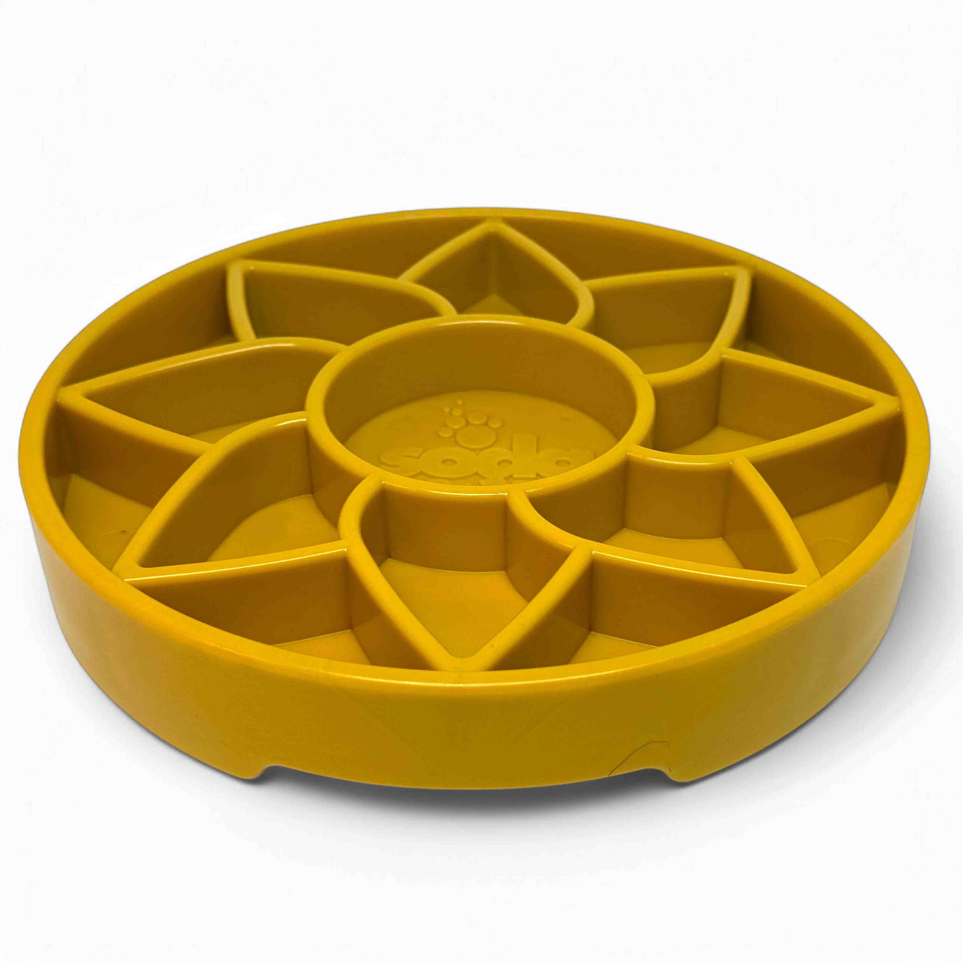 Sunflower eTray Shallow Slow Feeder Dog Bowl for Enrichment | USA Made - Image 6