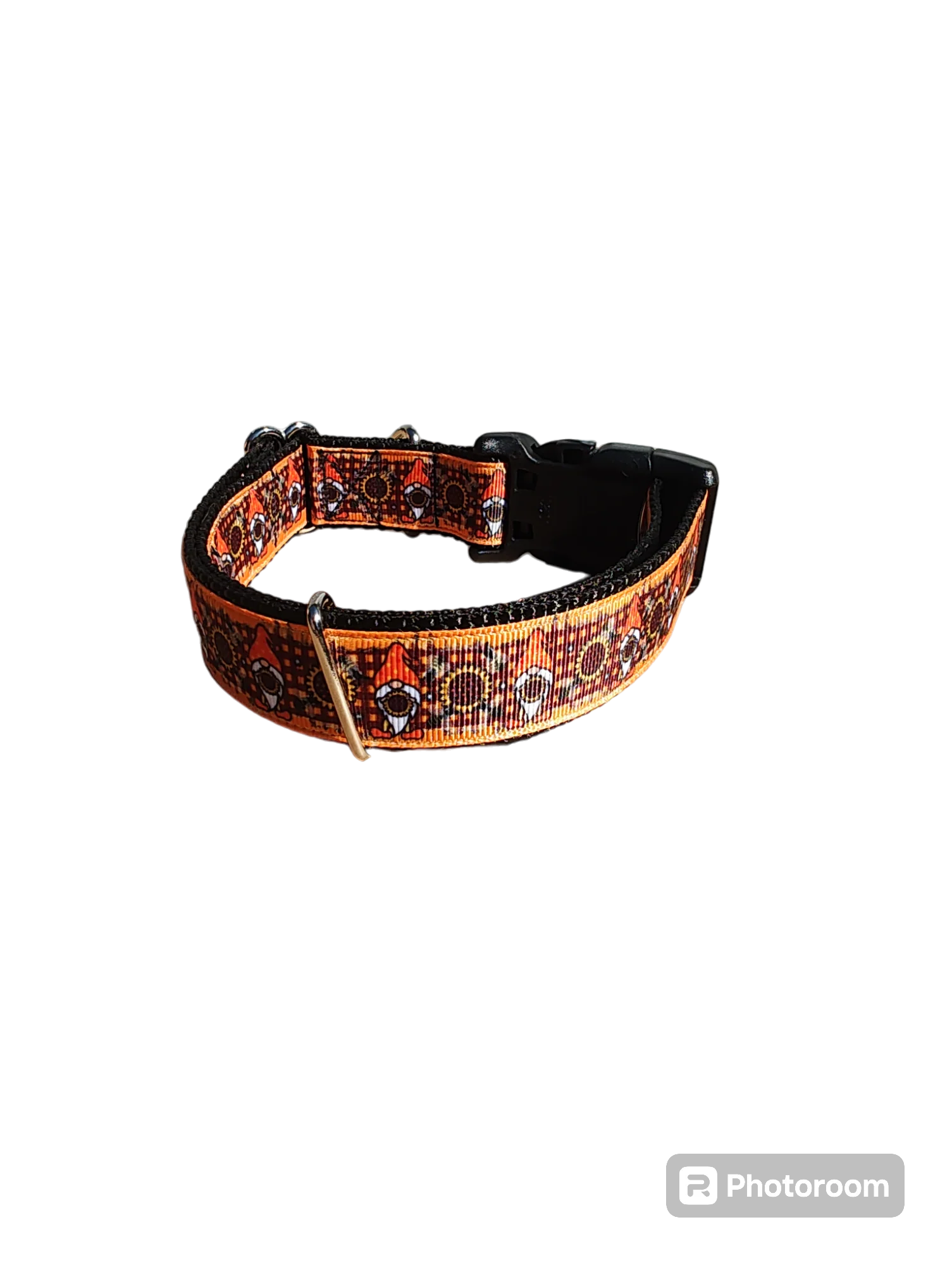 Sunflower Gnomes Nylon Dog Collar - Image 2