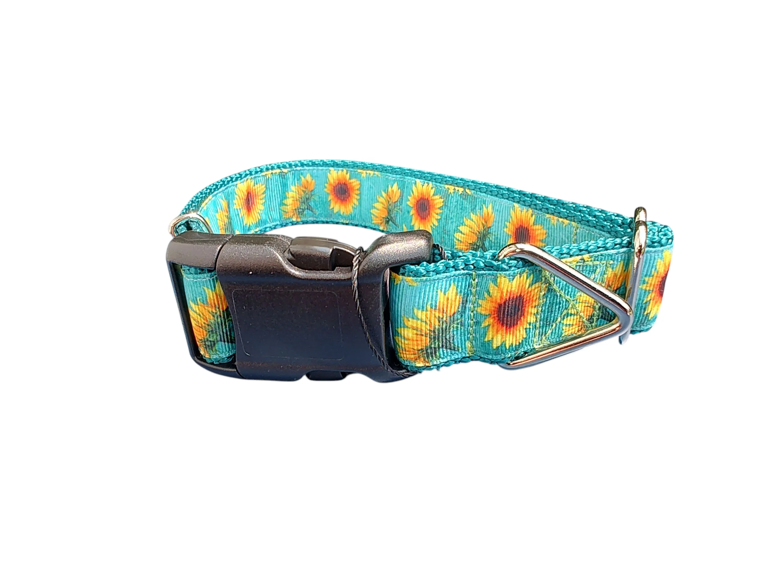 Sunflower Heads Nylon Dog Collar - Image 2