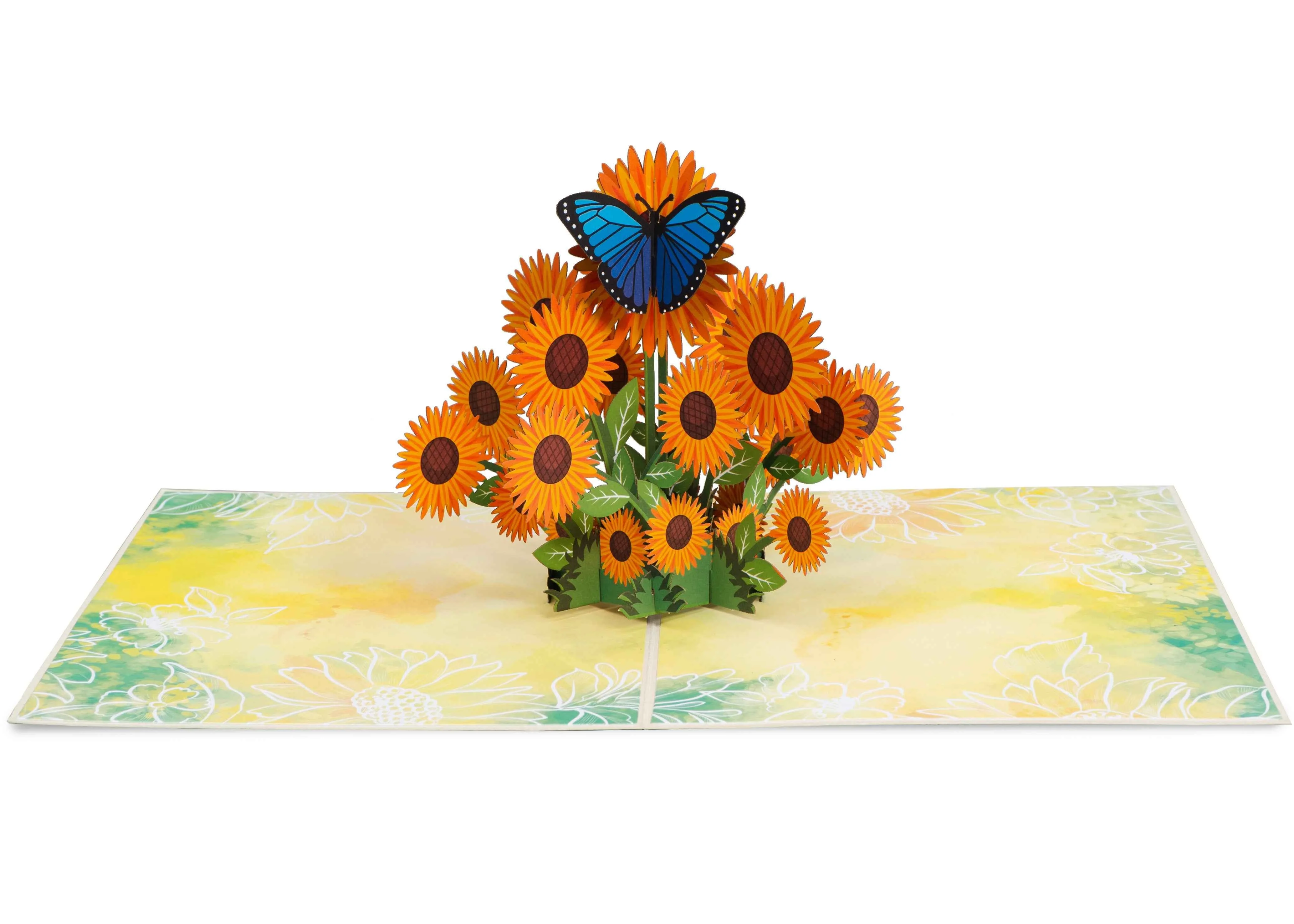 Sunflowers Pop Up Card - Image 4