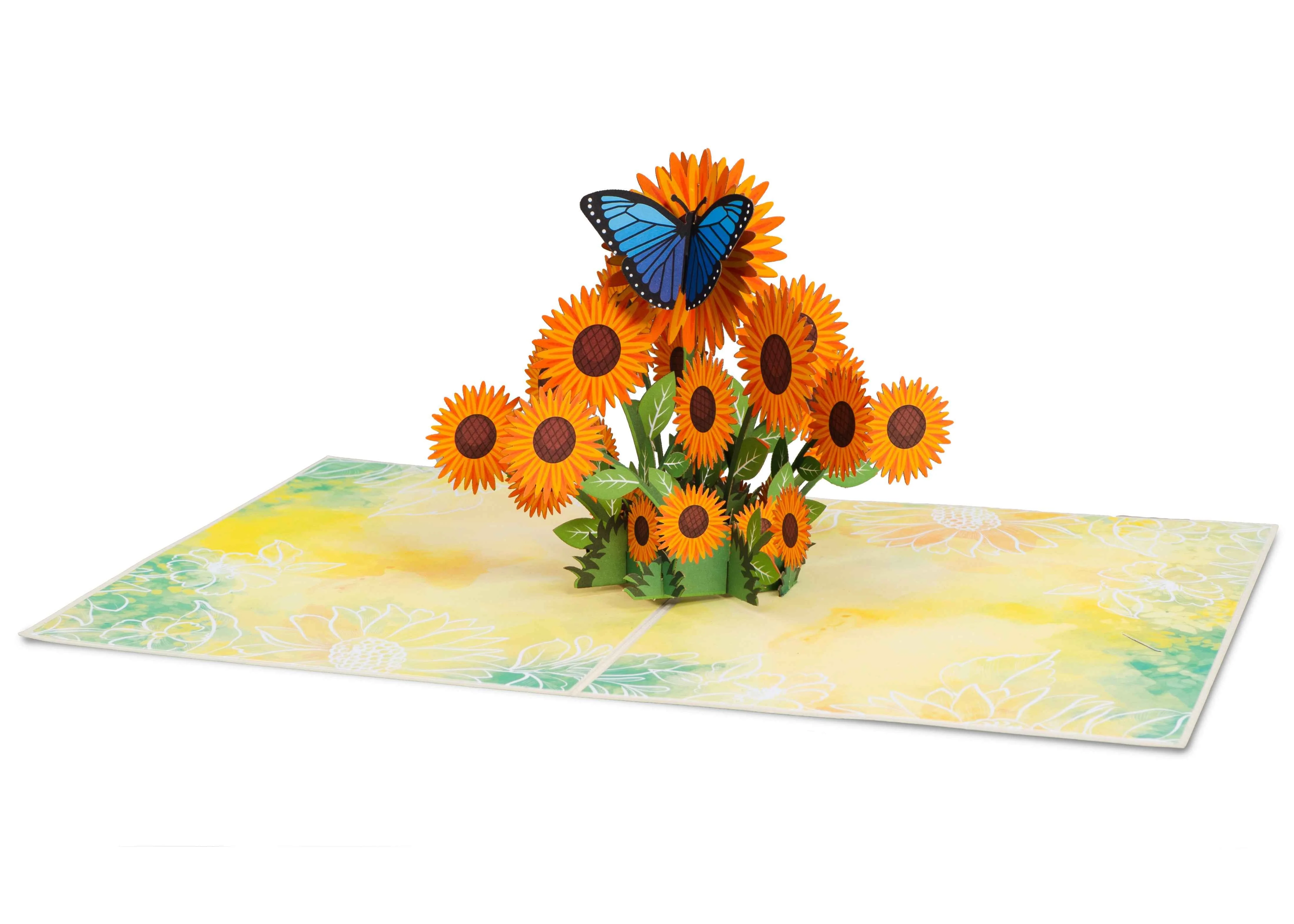 Sunflowers Pop Up Card - Image 5