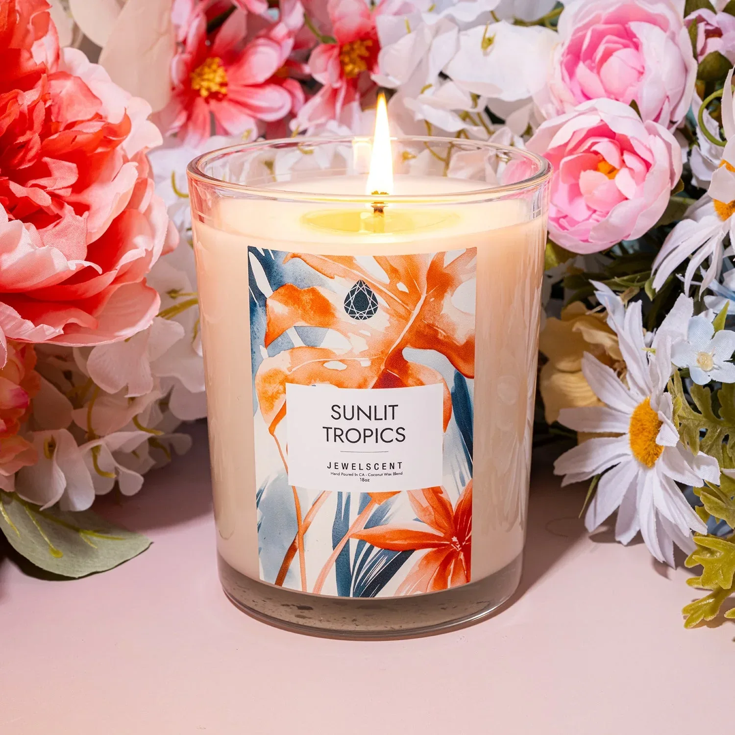 Sunlit Tropics 18oz Home Jewelry Candle - Image 2