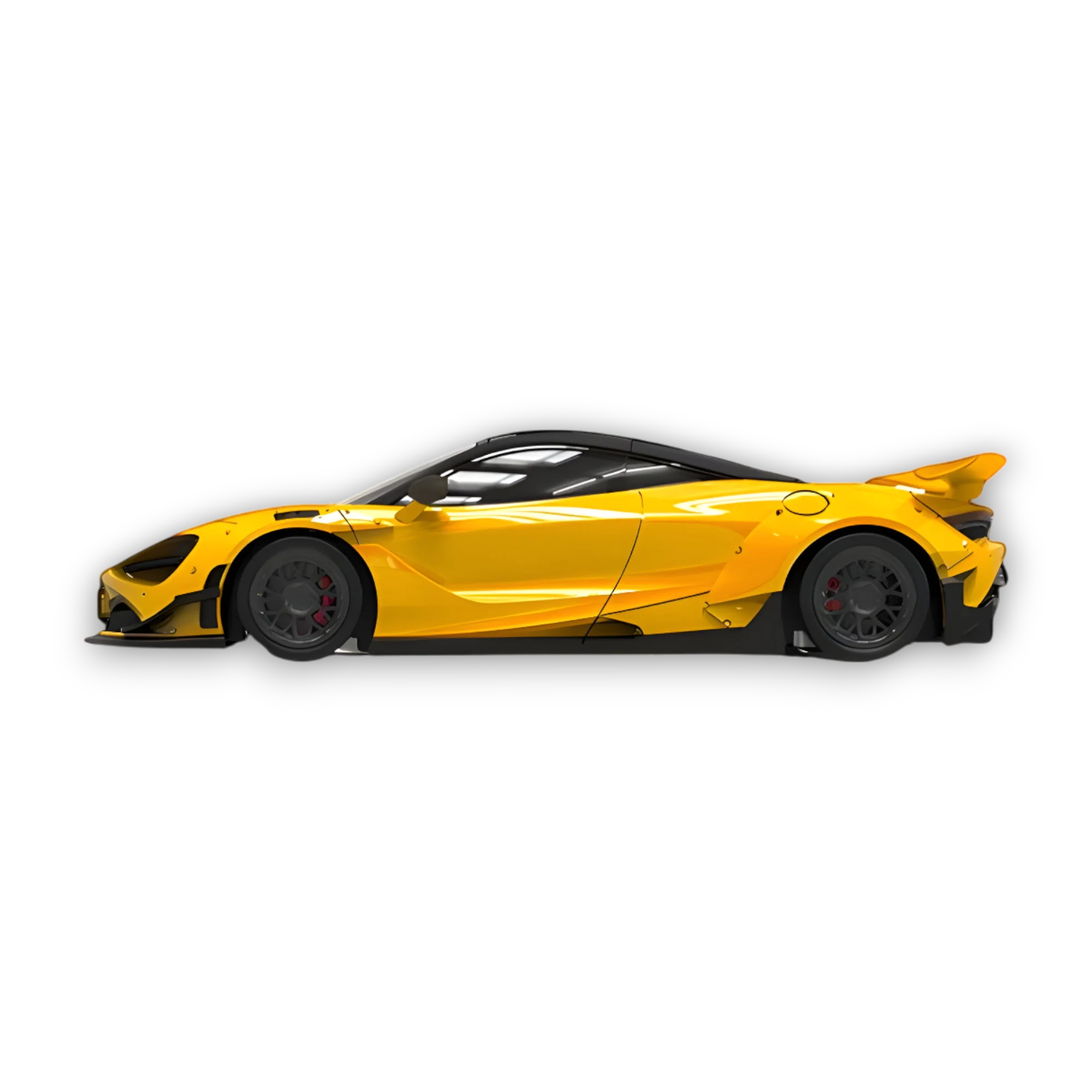 SUPCAR McLaren 720S Yellow 1:64 - Image 3