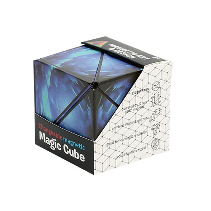 Super Cool 3d Geometric Magnetic Cube Training Puzzle Variety Puzzle Children's Toys - Image 6
