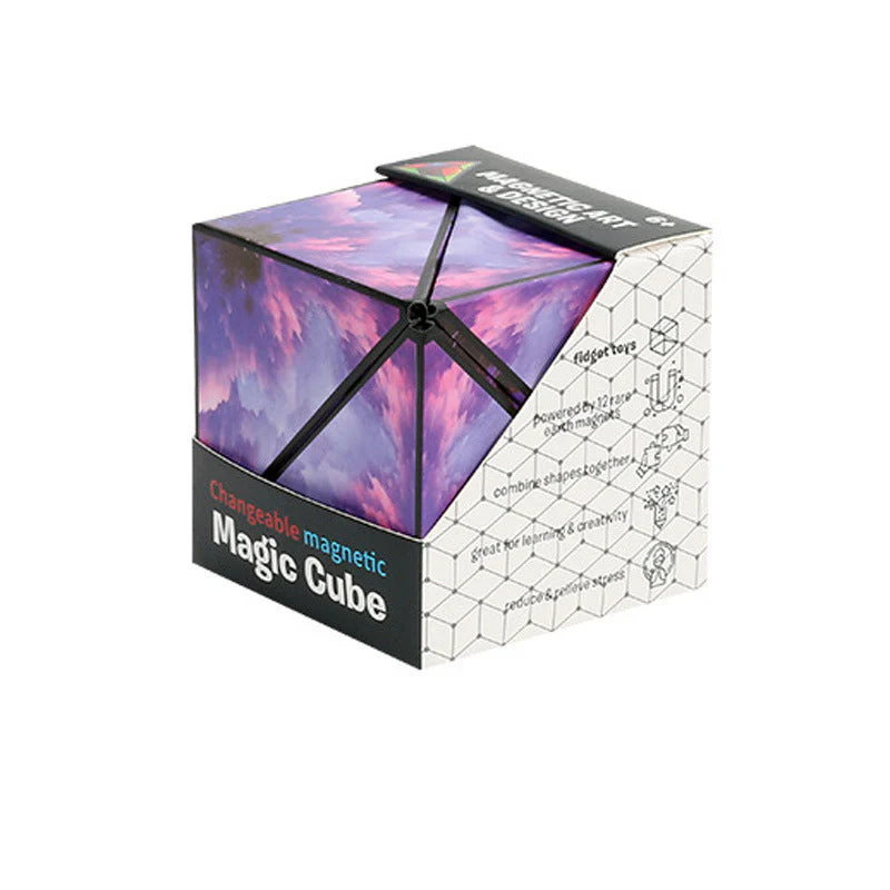 Super Cool 3d Geometric Magnetic Cube Training Puzzle Variety Puzzle Children's Toys - Image 9