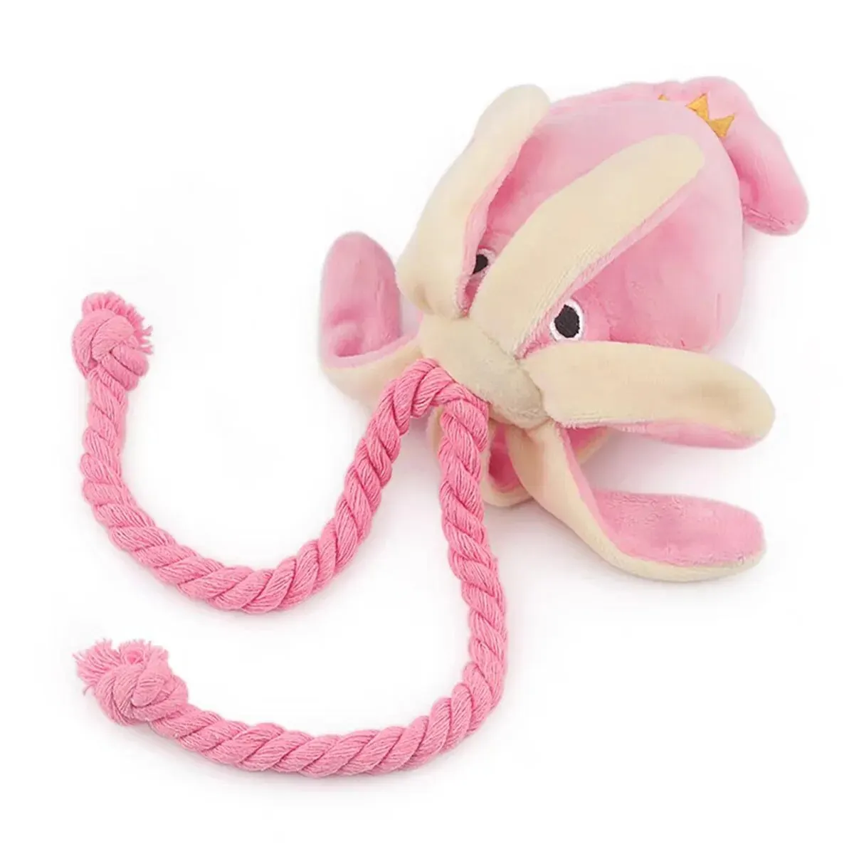 Supet Pet Octopus Plush Rope Toy – Bite-Resistant Interactive Dog Toy for Indoor & Outdoor Play - Image 4