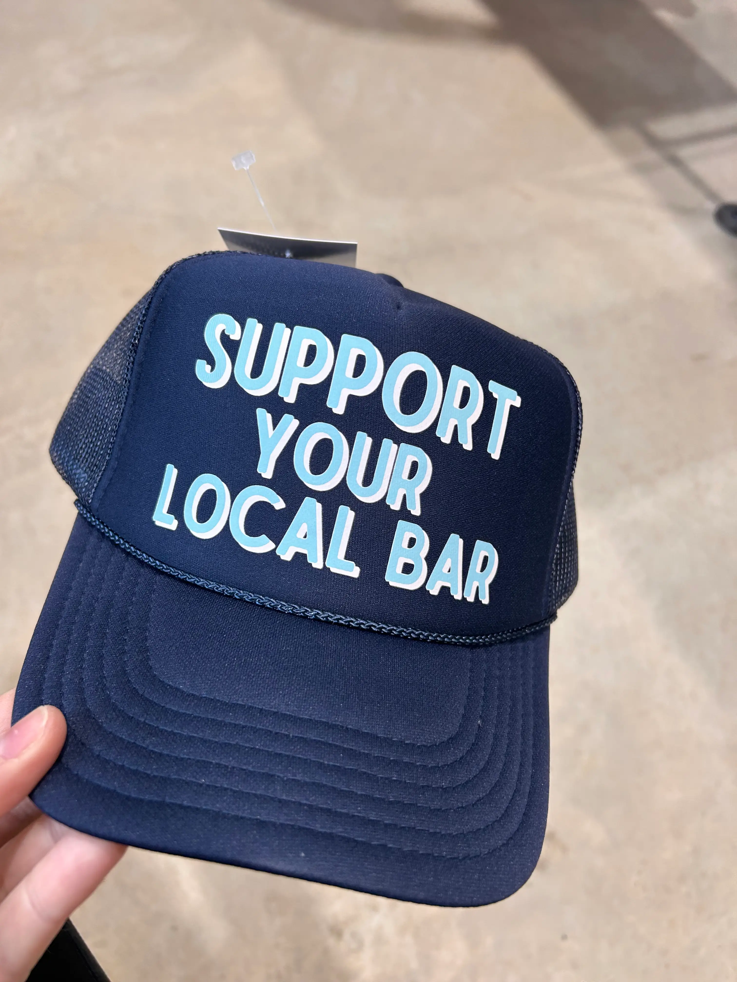 Support Your Local Bar Trucker Hat - Image 4