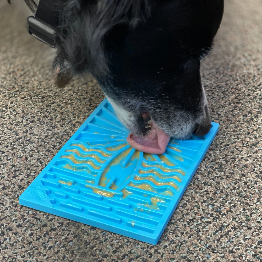 Surf's Up eMat - Small Lickmat for Dogs and Cats | Beach-Themed Design | SodaPup - Image 5