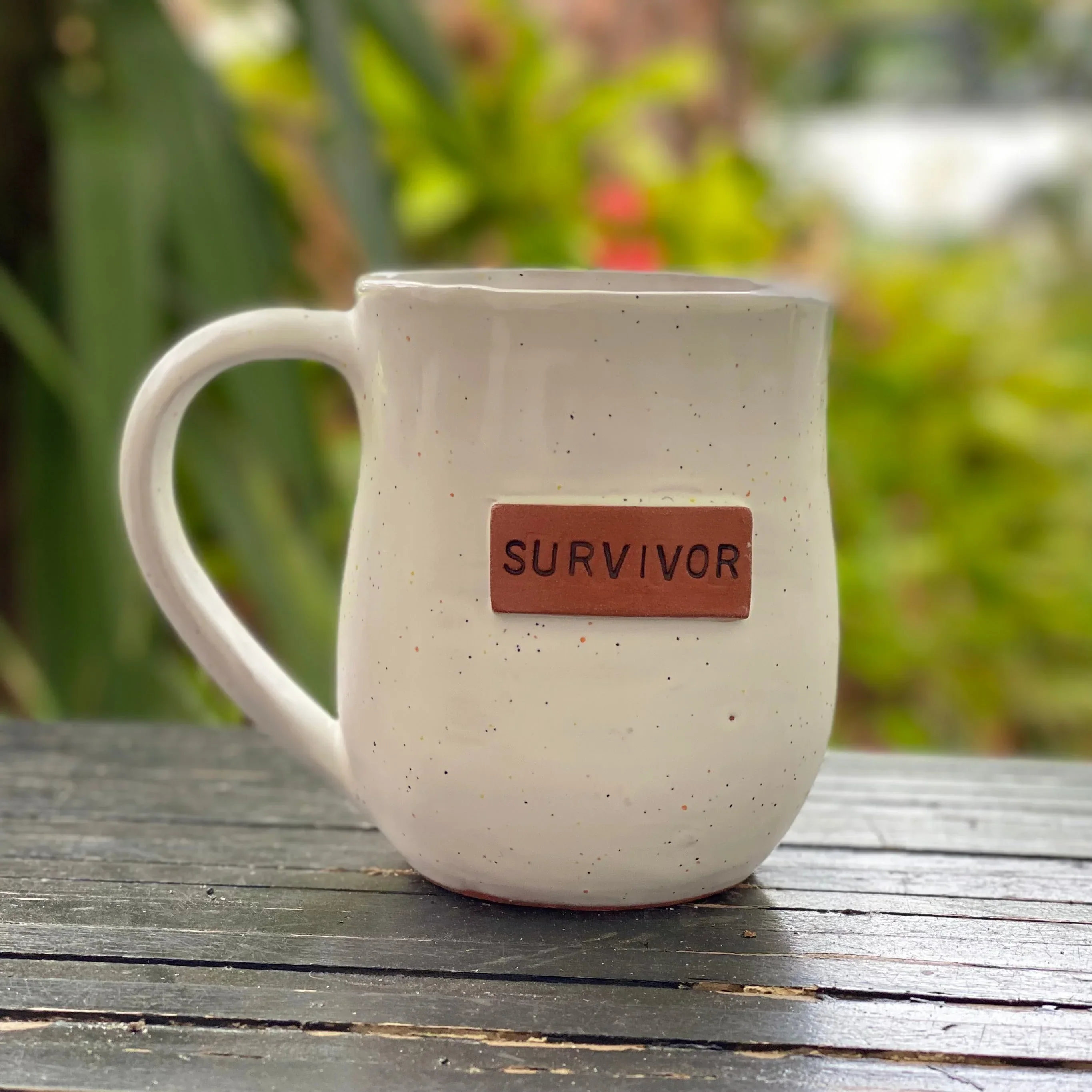 Survivor Mug - White Sprinkles
