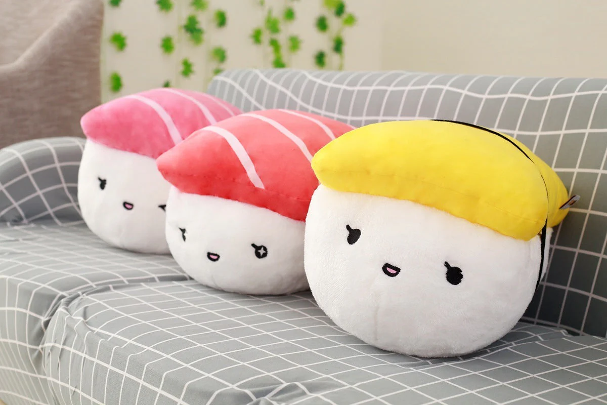 Sushi Rice Shape Stuffed Throw Pillow Cushion Toy - Image 3