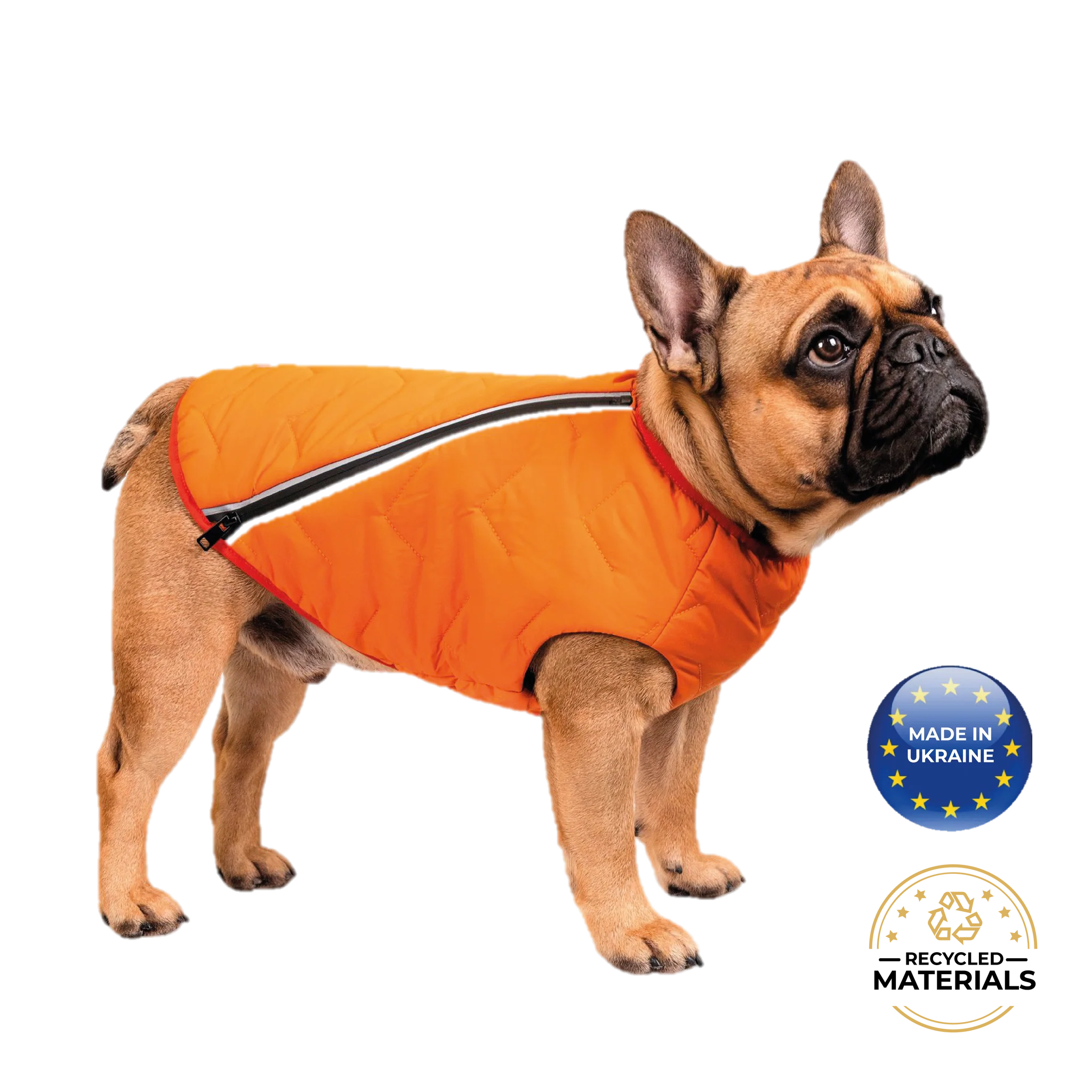 Sustainable Eco-Friendly Dog Jacket / Vest - Made in Ukraine - Image 6