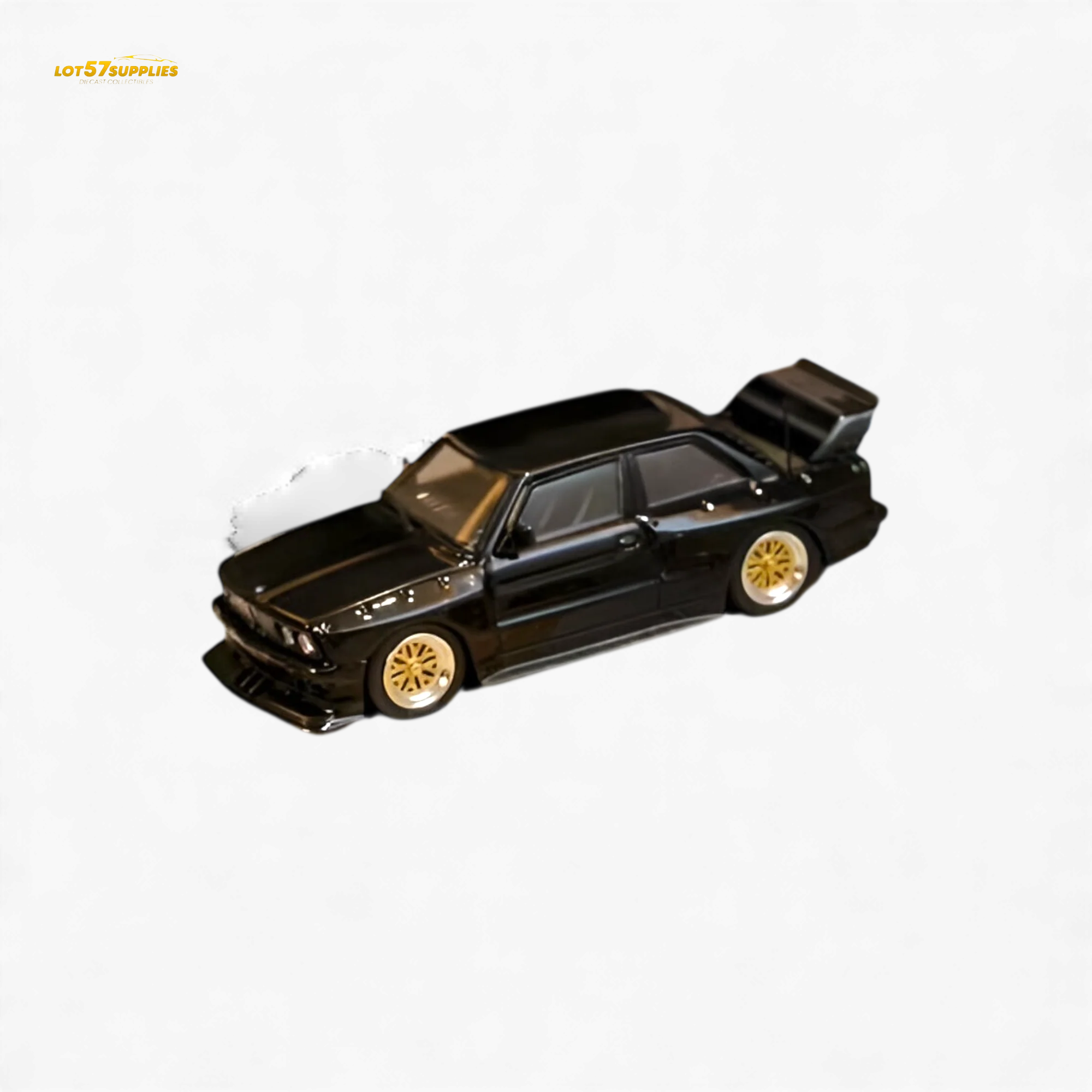 SW BMW E30 M3 LTO Modified - Black 1:64 - Image 2