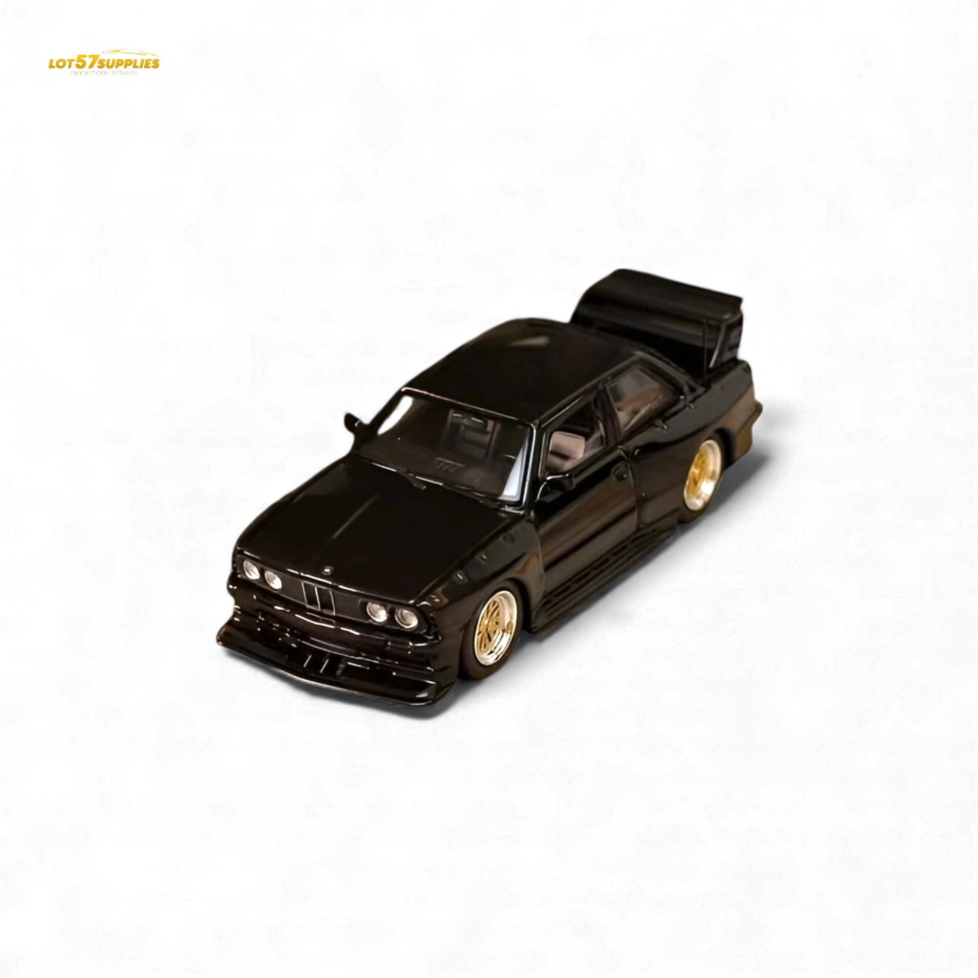 SW BMW E30 M3 LTO Modified - Black 1:64 - Image 3