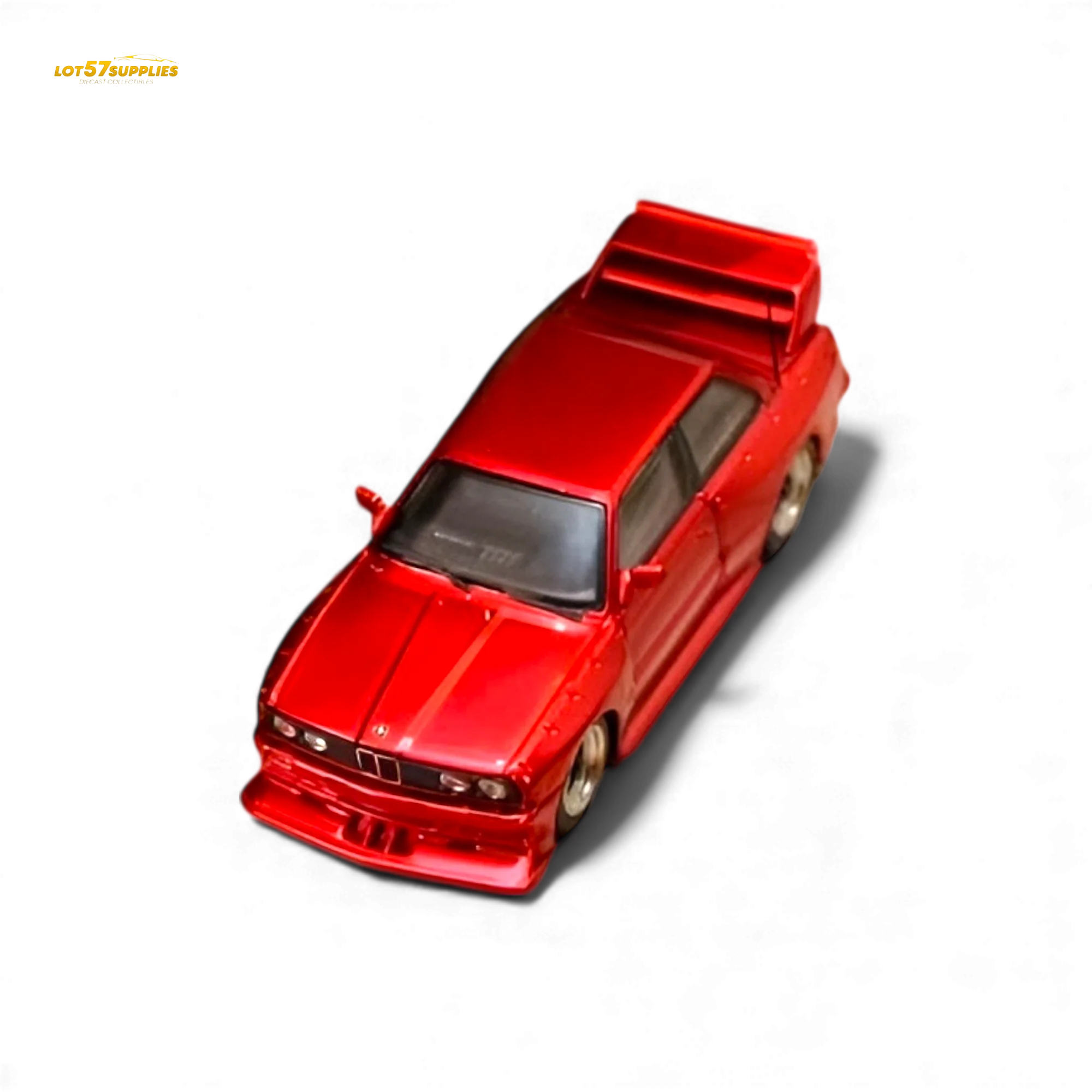 SW BMW E30 M3 LTO Modified Red 1:64 - Image 2