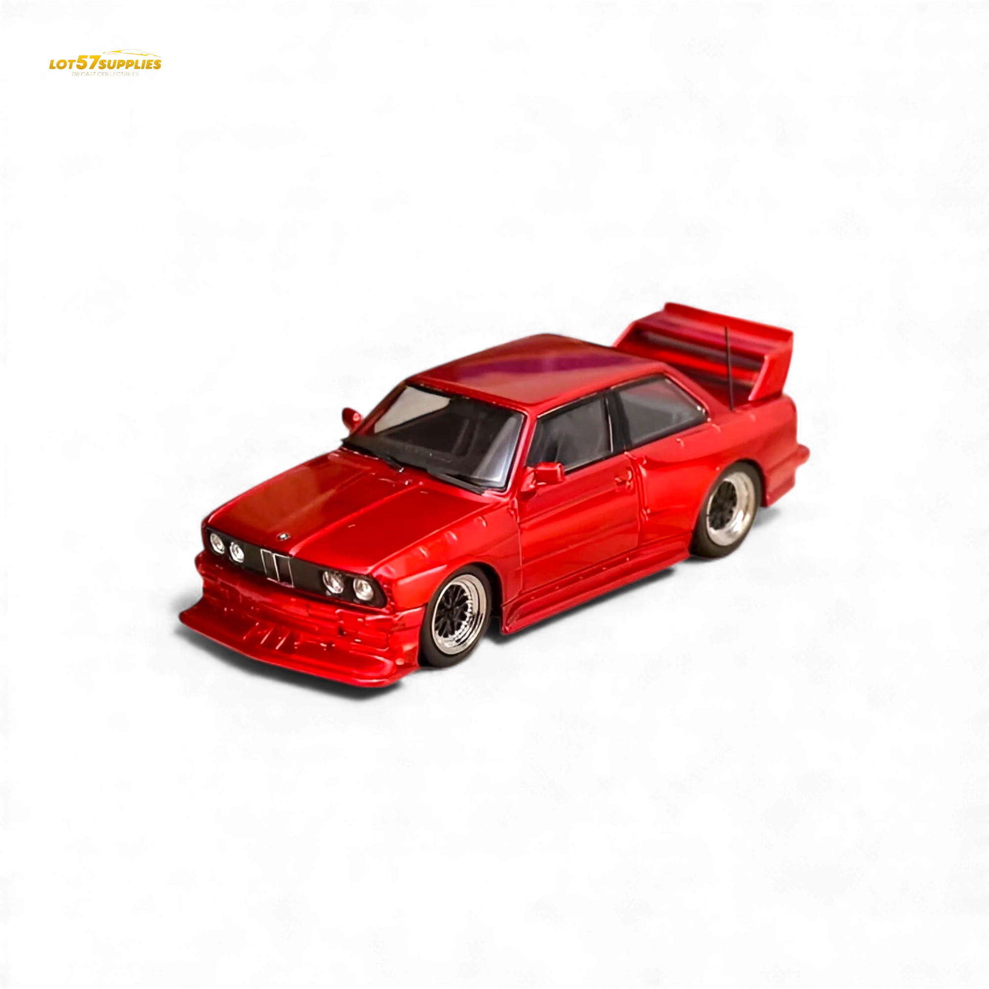 SW BMW E30 M3 LTO Modified Red 1:64 - Image 3