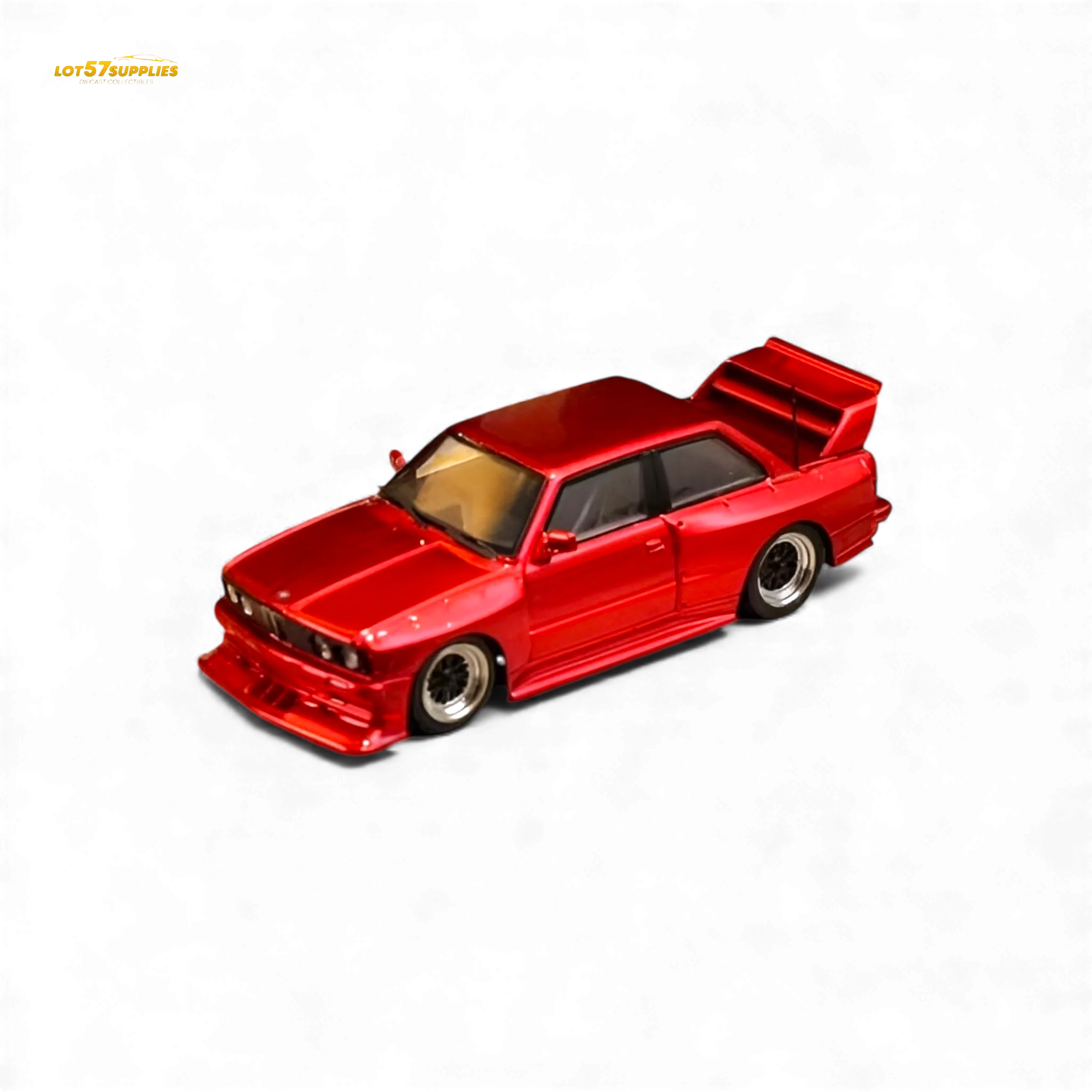 SW BMW E30 M3 LTO Modified Red 1:64 - Image 4