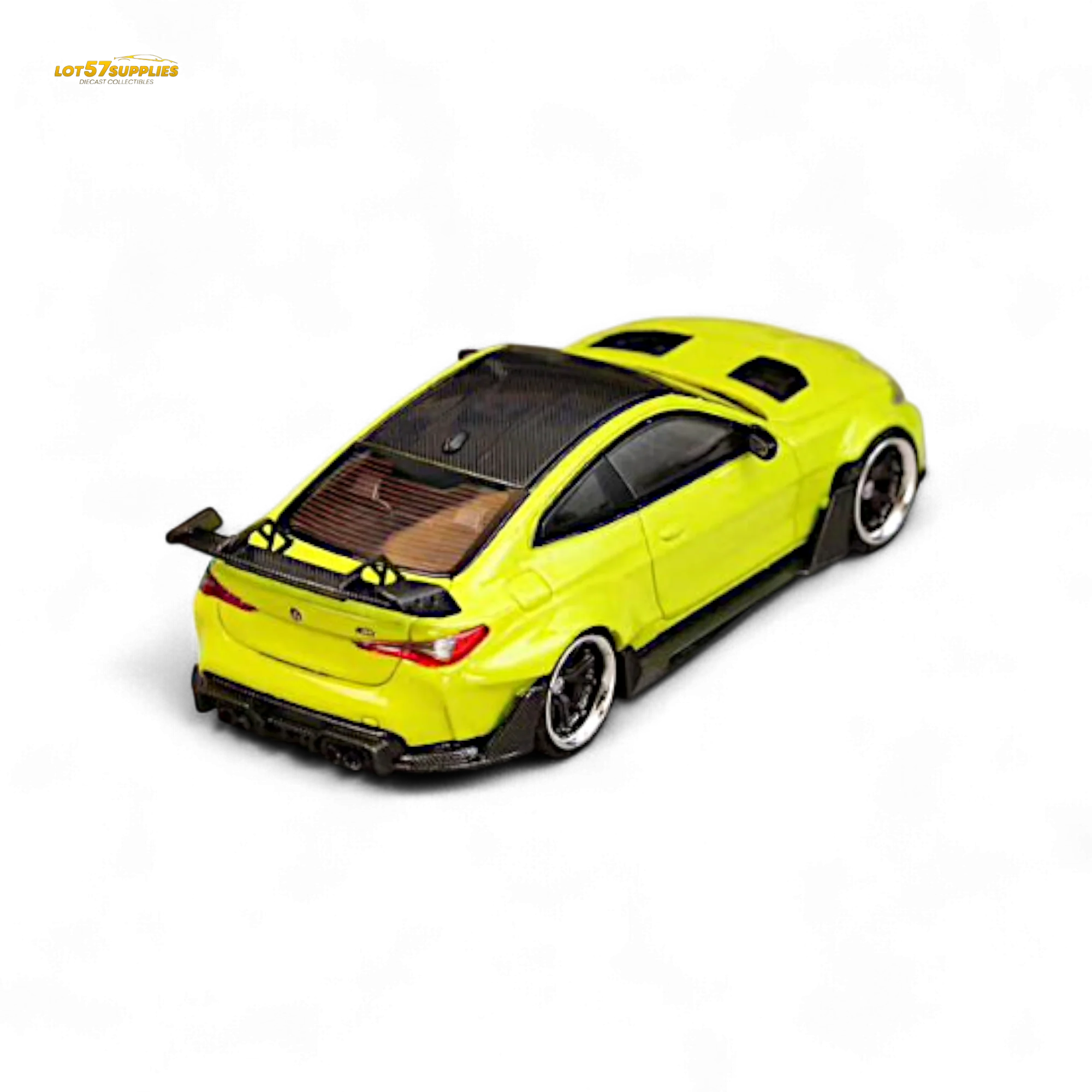 SW BMW G82 M4 Wide-Body Modified - Sao Paulo Yellow 1:64 - Image 2