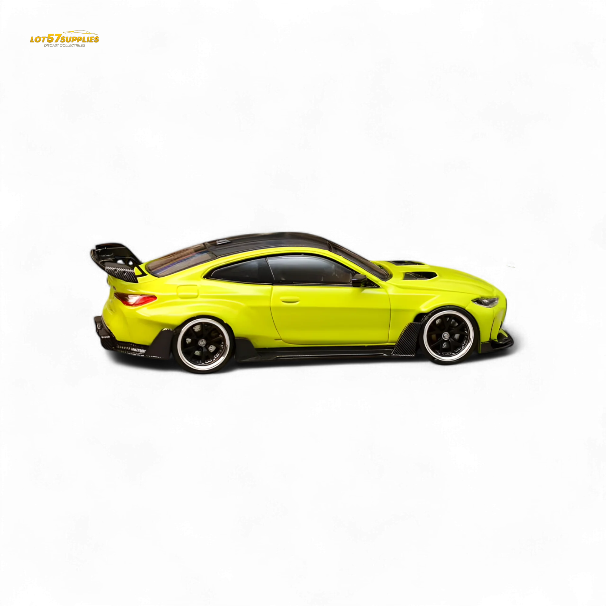SW BMW G82 M4 Wide-Body Modified - Sao Paulo Yellow 1:64 - Image 3